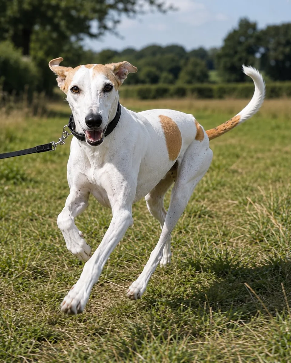 Dexter, a 1 year old male Saluki available for adoption from Congleton Dog Rescue in Cheshire