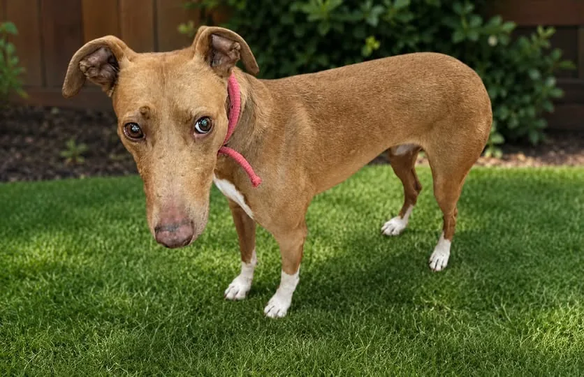 Popsy, a 4 years old female Crossbreed available for adoption from Congleton Dog Rescue in Cheshire